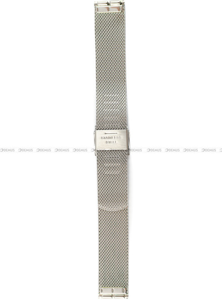 Bransoleta mesh do zegarka - Rochet Asti 2255100 - 16-18 mm - srebrna