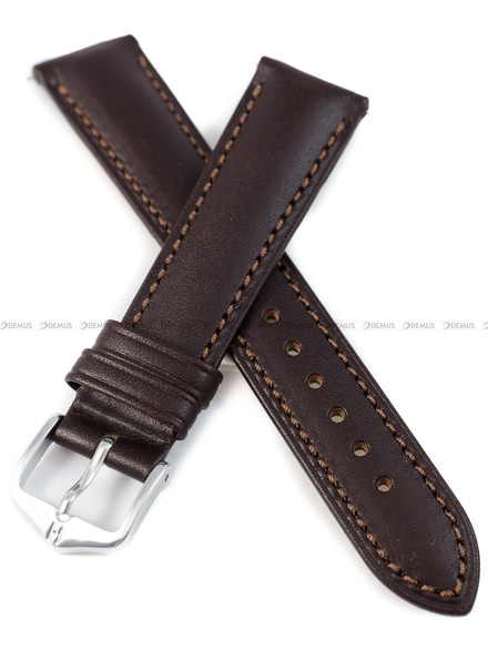 Pasek skórzany do zegarka - Hirsch Kent 01002110-2-18 M - 18 mm