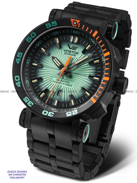 Bransoleta stalowa do zegarka Vostok Europe Energia - 20 mm - Czarna