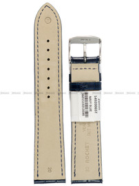 Pasek skórzany do zegarka - Rochet Charleston 5492006ST - 20 mm - Niebieski