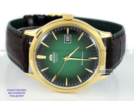 Pasek skórzany do zegarka Orient FAC08002F0 - UDFGGA1 - 22 mm brązowy