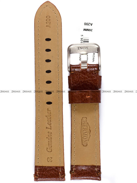 Pasek skórzany do zegarka - Chermond A200.20.3 - 20 mm