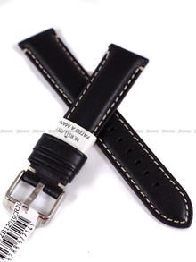Pasek do zegarka skórzany - Morellato X4272B12019 20 mm czarny