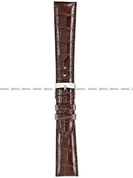 Pasek do zegarka skórzany z krokodyla - Morellato Amadeus A01U0518339034CR22 - 22 mm