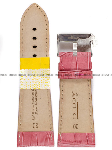 Pasek skórzany do zegarka - Diloy 368EA.30.13 - 30 mm