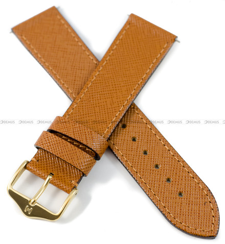 Pasek skórzany do zegarka - Hirsch Giffone 01875070-1-22 - 22 mm - Zwężany 