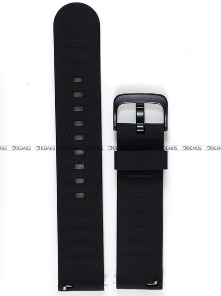 Pasek silikonowy do zegarka - Demus PG11.20.1.11 - 20 mm