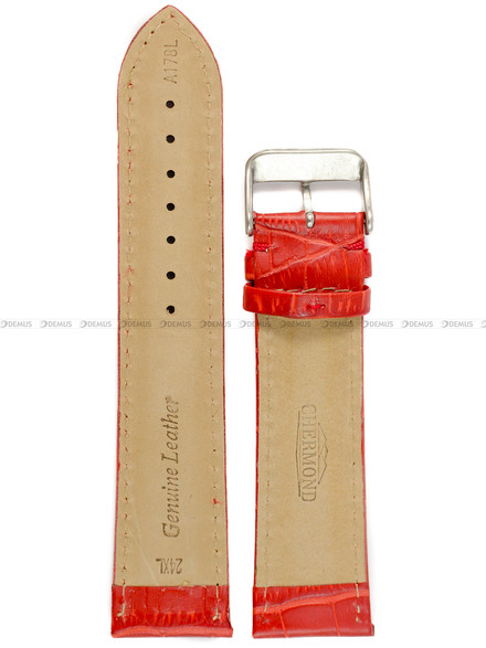 Pasek skórzany do zegarka - Chermond A178.24.4-XL - 24 mm