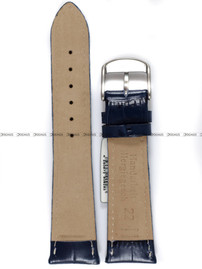Pasek skórzany do zegarka - Fluco Classic Kroko Chrono 369M-06-22 - 22 mm