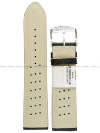 Pasek skórzany do zegarka - Rochet Buffalo 5020801 - 22 mm - Czarny