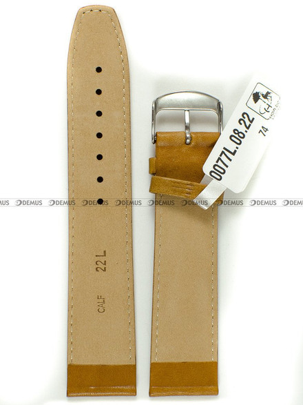 Pasek skórzany do zegarka - Horido 0077L.08.22S - 22 mm