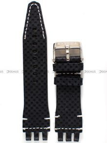 Pasek skórzany do zegarka Vostok Energia - 20 mm czarny