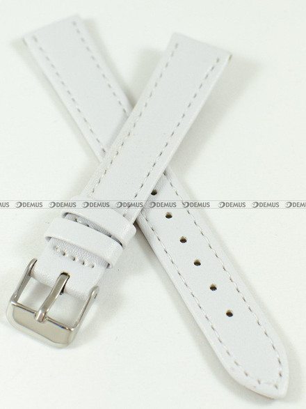 Pasek skórzany do zegarka - Toscana PST-16.7-S - 16 mm biały