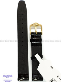 Pasek skórzany z krokodyla do zegarka - Hirsch Prestige Croco 02208150-1-14 - 14 mm - zwężany