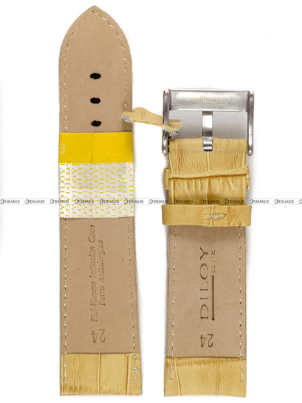 Pasek skórzany do zegarka - Diloy 368EA.24.17 - 24 mm