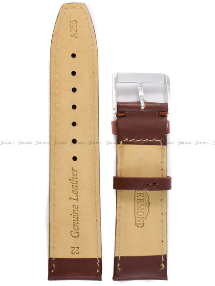 Pasek skórzany do zegarka - Chermond A255.22.2 - 22 mm