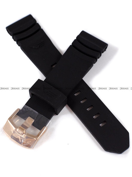 Pasek silikonowy do zegarka Vostok Europe Engine NH72-571B648 - 22 mm