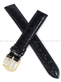 Pasek skórzany do zegarka - Hirsch Crocograin 12302850-1-15 - 15 mm