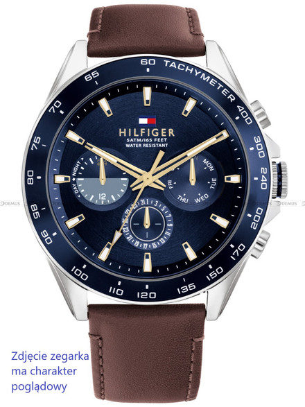Pasek skórzany do zegarka Tommy Hilfiger 1791965 - 22 mm