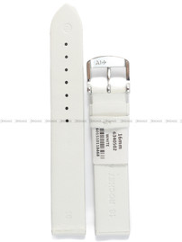 Pasek skórzany do zegarka - Rochet Trendy 6340502 - 16 mm - Biały