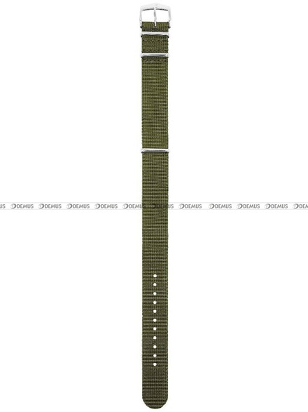 Pasek Nato nylonowy do zegarka - Hirsch Rush Recycle 40536040-2-20 - 20 mm - XL