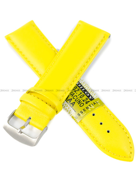 Pasek skórzany do zegarka - Diloy 302.24.10 - 24 mm