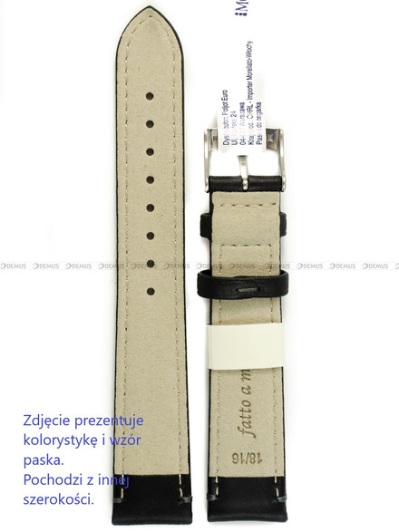 Pasek skórzany do zegarka - Morellato Kahlo A01X6022E23019CR20 - 20 mm