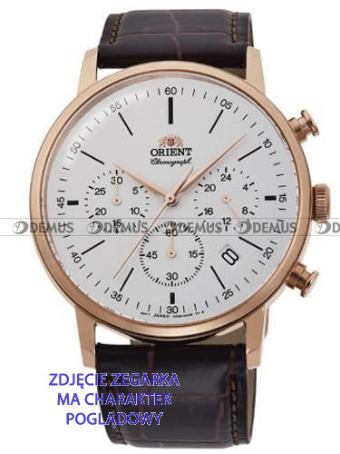 Pasek skórzany do zegarka Orient RA-AC0F03B10B, RA-KV0403S10B - UL00A011P0 - 22 mm