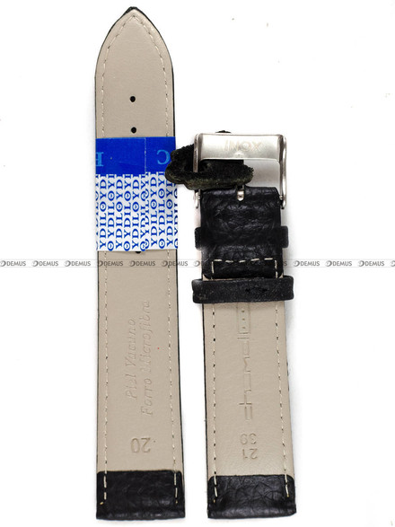 Pasek skórzany do zegarka - Diloy P178.20.1 - 20 mm