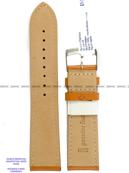 Pasek skórzany do zegarka - Morellato Performance A01X0969087046CR16 - 16 mm
