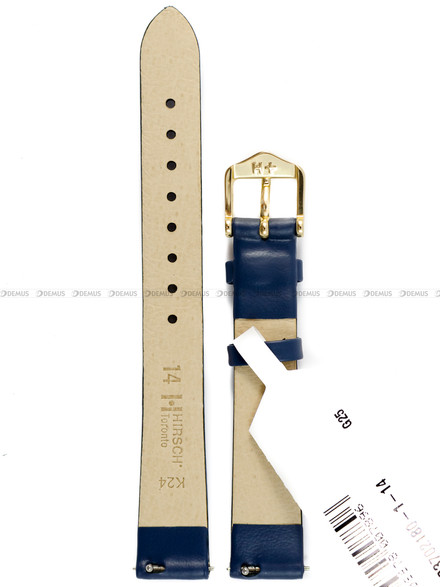 Pasek skórzany do zegarka - Hirsch Toronto 03702180-1-14 - 14 mm