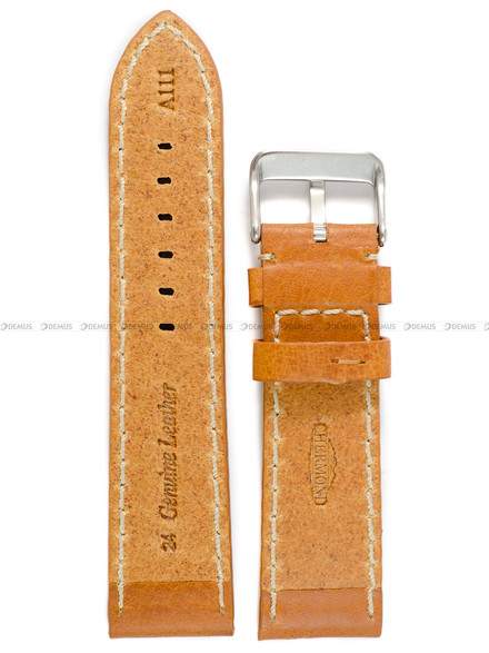 Pasek skórzany do zegarka - Chermond A111.24.3.22 - 24 mm