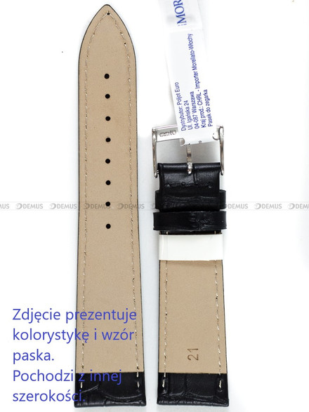 Pasek do zegarka skórzany - Morellato A01X2269480019CR26 - 26 mm