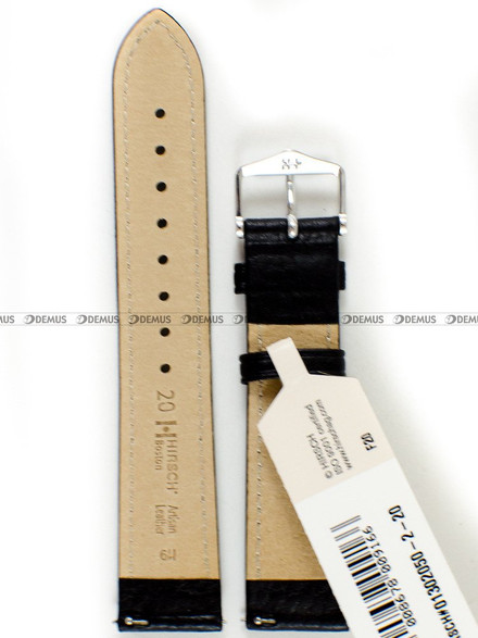 Pasek skórzany do zegarka - Hirsch Boston 01302050-2-20 - 20 mm