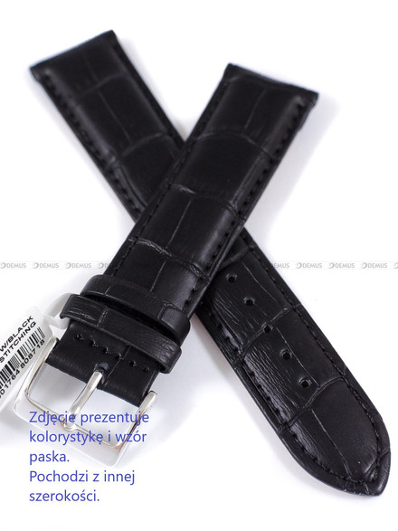 Pasek skórzany do zegarka - Chermond A160L.26.1.1-S-XL - 26 mm