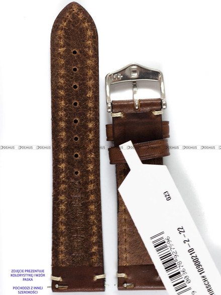 Pasek skórzany do zegarka - Hirsch Liberty 10900210-2-18 - 18 mm