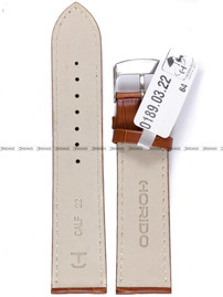 Pasek skórzany do zegarka - Horido 0189.03.22S - 22 mm