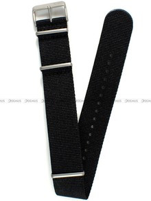 Pasek nylonowy do zegarka Vostok Lunokhod 6S30-6205213 - 25 mm czarny