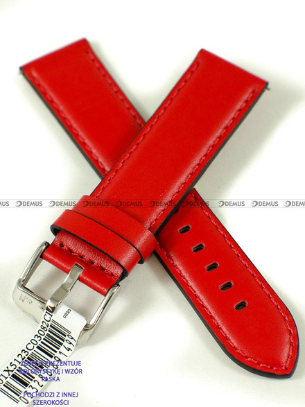 Pasek do zegarka wodoodporny skórzany - Morellato A01X5123C03097CR20 - 20 mm