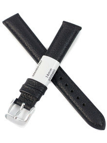 Pasek skórzany do zegarka - Rochet Boston 6020401 - 14 mm - Czarny