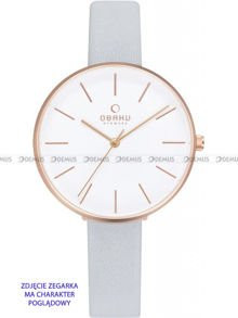 Pasek do zegarków Obaku V211L - V211LXVIRL - 12 mm biały