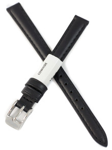 Pasek skórzany do zegarka - Rochet Miami 5411001ST - 10 mm - Czarny
