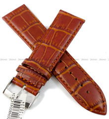 Pasek skórzany do zegarka - Morellato X2269480041 24mm brązowy