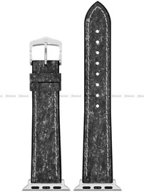 Pasek kauczukowy z adapterem do Apple Watch - Hirsch Stone 0925044050AD-2-22 - 22 mm - Zestaw