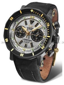 Pasek skórzany do zegarka Vostok Europe Lunokhod 6S21-620E277 - 25 mm