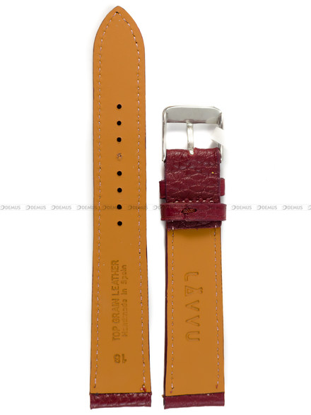 Pasek skórzany do zegarka - LAVVU LSADV18 - 18 mm