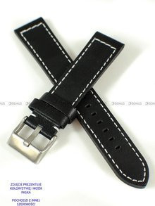 Pasek skórzany do zegarka - Pacific W99.18.1.7 - 18 mm