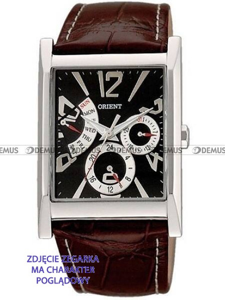 Pasek skórzany do zegarka Orient LUUAA002B0 - UDCZWSC - 26 mm