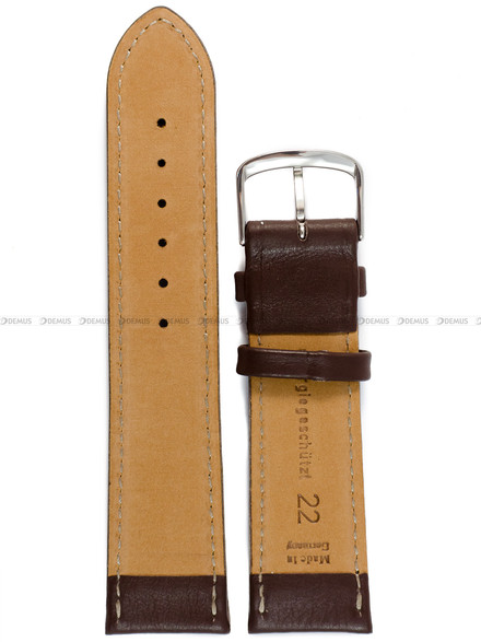 Pasek skórzany do zegarka - Fluco Toledo 399M-02-22 - 22 mm