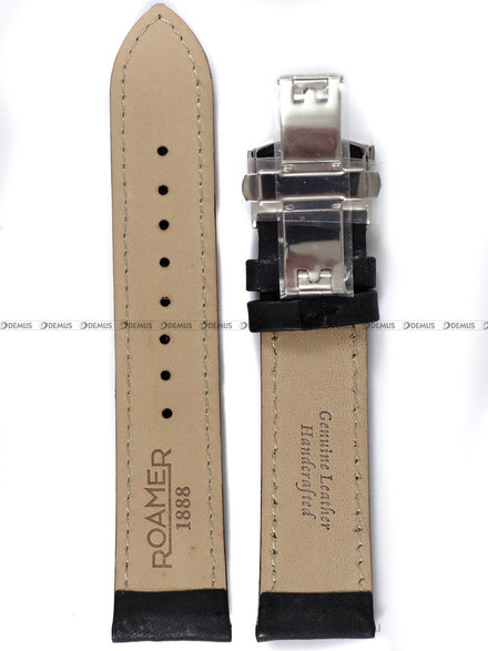 Pasek skórzany do zegarka Roamer 935951 41 54 09 - 22 mm
